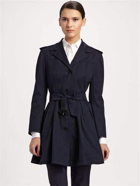 women's prada coat with belt|prada women' s blazers.